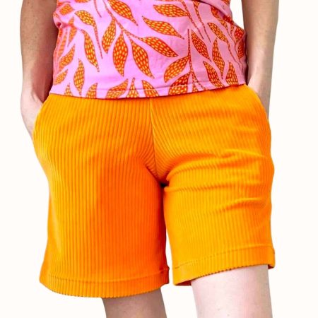 Bio Cord Shorts Orange