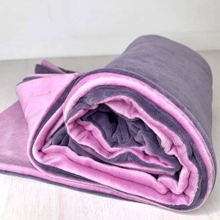 Nicki Decke rosa/dusty lila