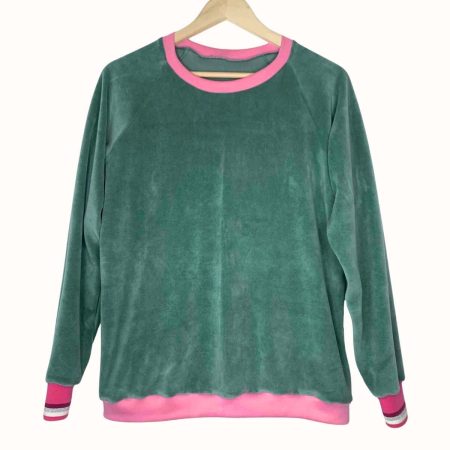 Nicki Sweatshirt Staubgr&uuml;n