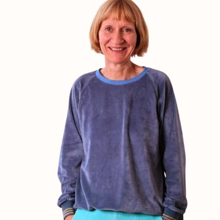 Nicki Sweatshirt Jeansblau