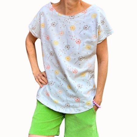 Shirt aus Bio-Baumwolle mit Pusteblume