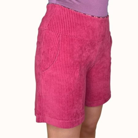 Bio Cord Shorts Himbeere
