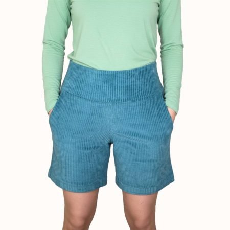 Bio Cord Shorts Meerblau