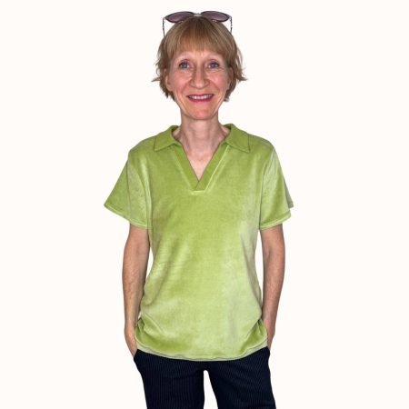 Nicki Poloshirt Kurzarm Grasgr&uuml;n