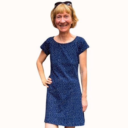 Bio Baumwollkleid mit Punkten